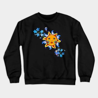 Sun Flowers and Fairies Crewneck Sweatshirt